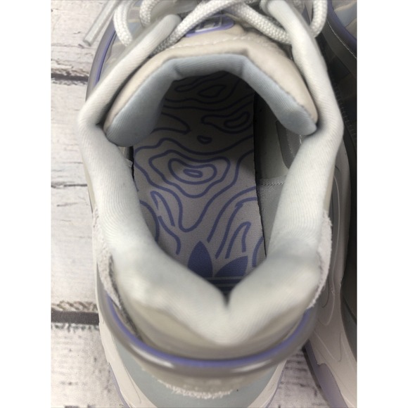 Adidas Men's ZX 22 Boost Sneakers, Gray/light Gray/purple Size 8 Medium Clean - Picture 7 of 11